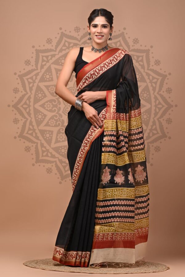 Soft Maheshwari Silk Saree