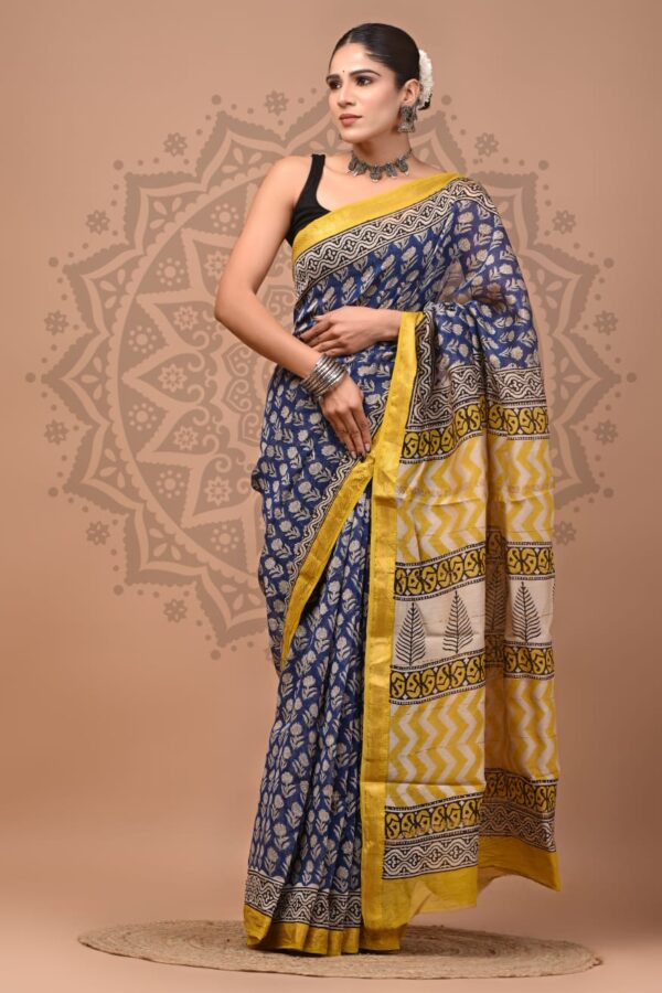Festive Maheshwari Silk Saree