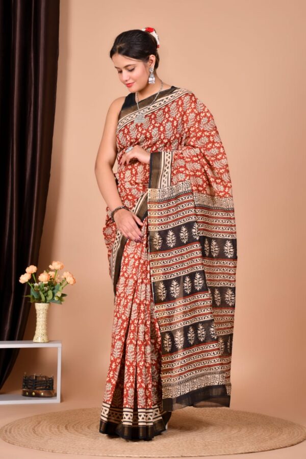 Office Wear Maheshwari Silk Saree