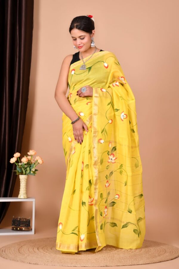 Casual Wear Maheshwari Silk Saree