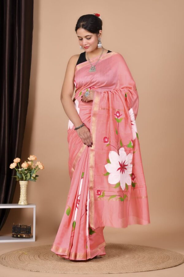 Wedding Wear Maheshwari Silk Saree