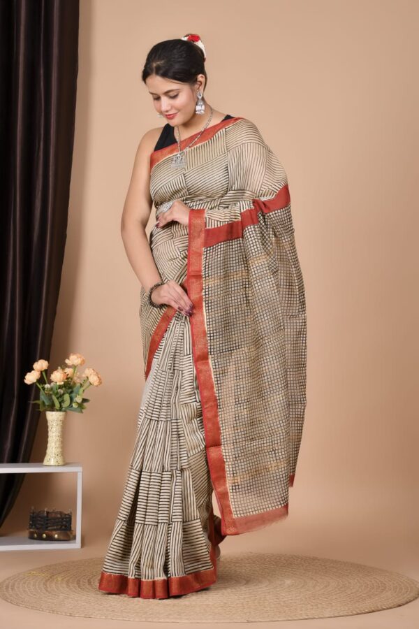 Traditional Wear Maheshwari Silk Saree