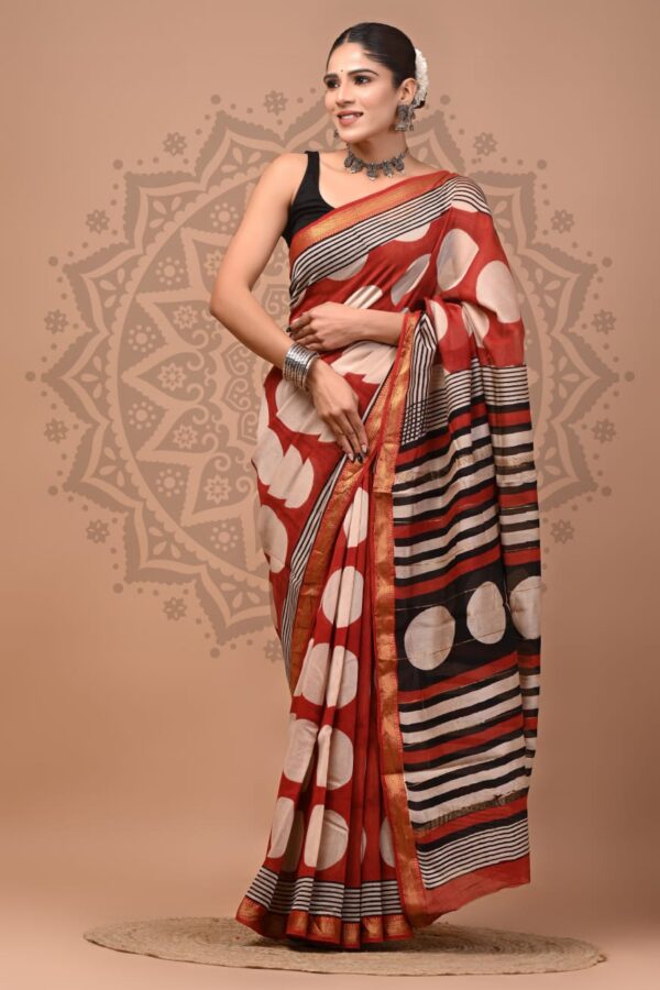 Summer ready Maheshwari Silk Saree