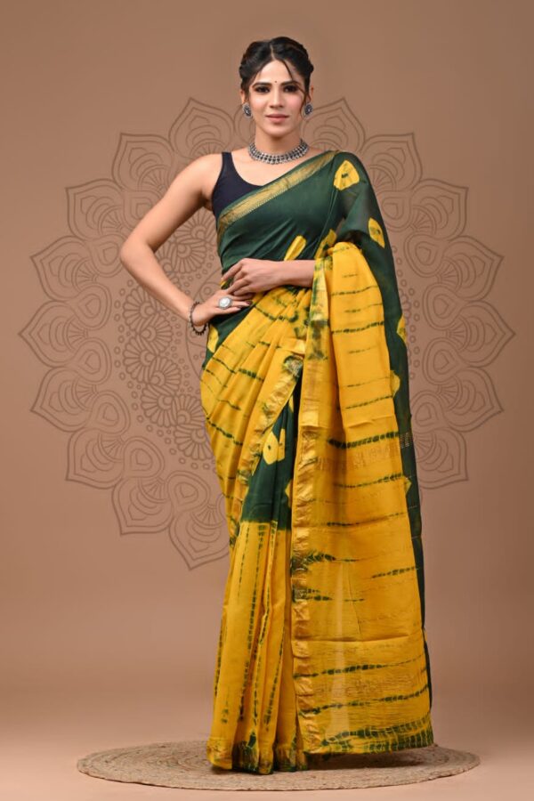 Eco Friendly Maheshwari Silk Saree