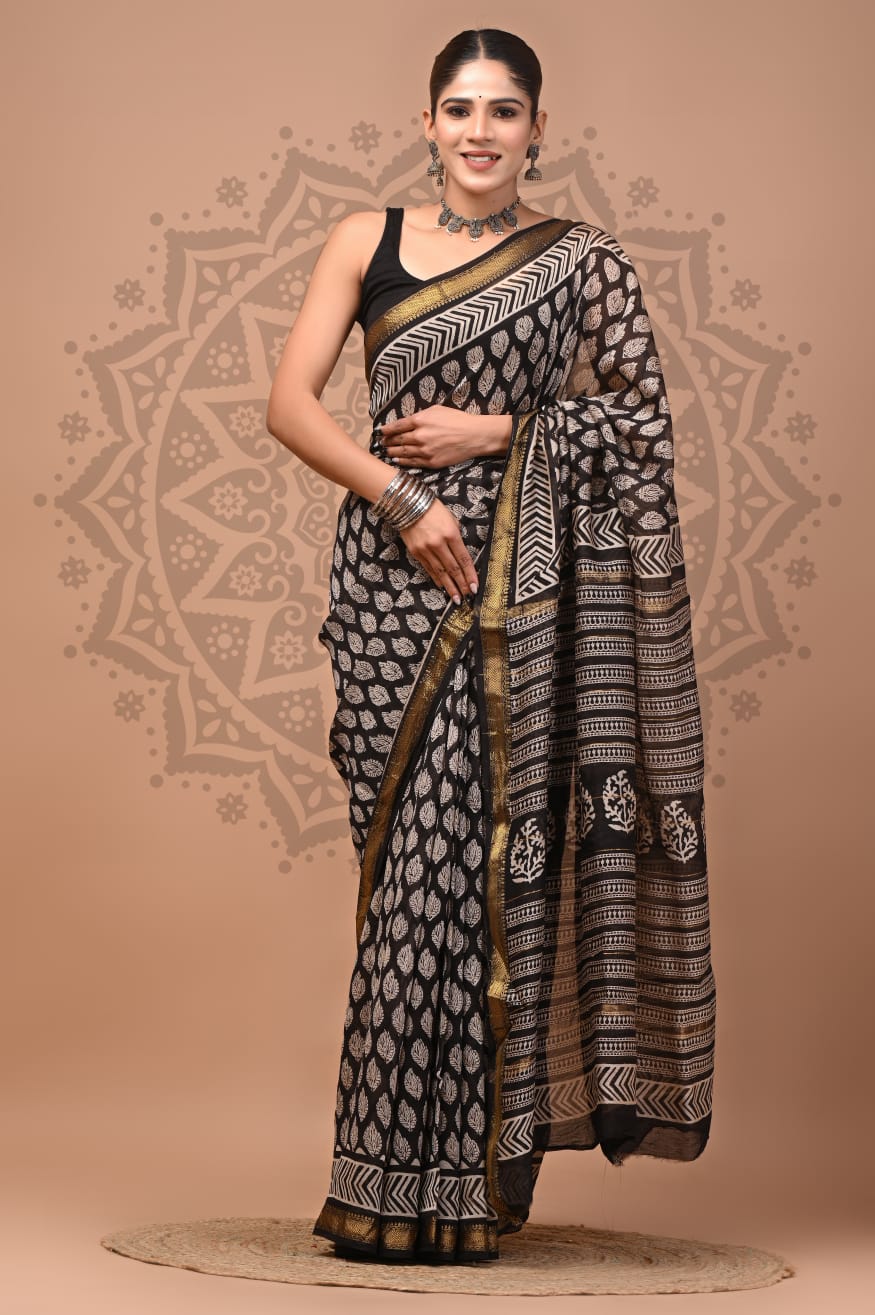 Classic Maheshwari Silk Saree