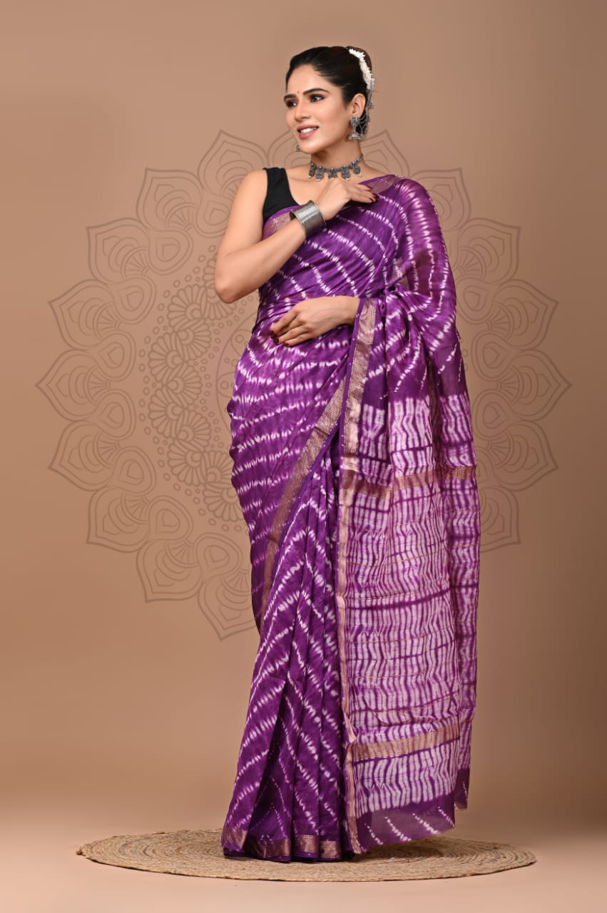 Refined Maheshwari Silk Saree