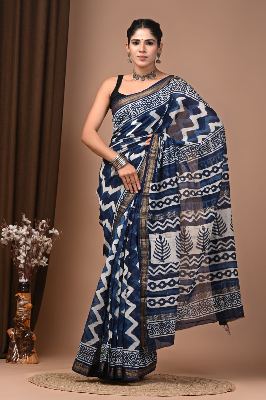 Classic Silk Maheshwari Saree