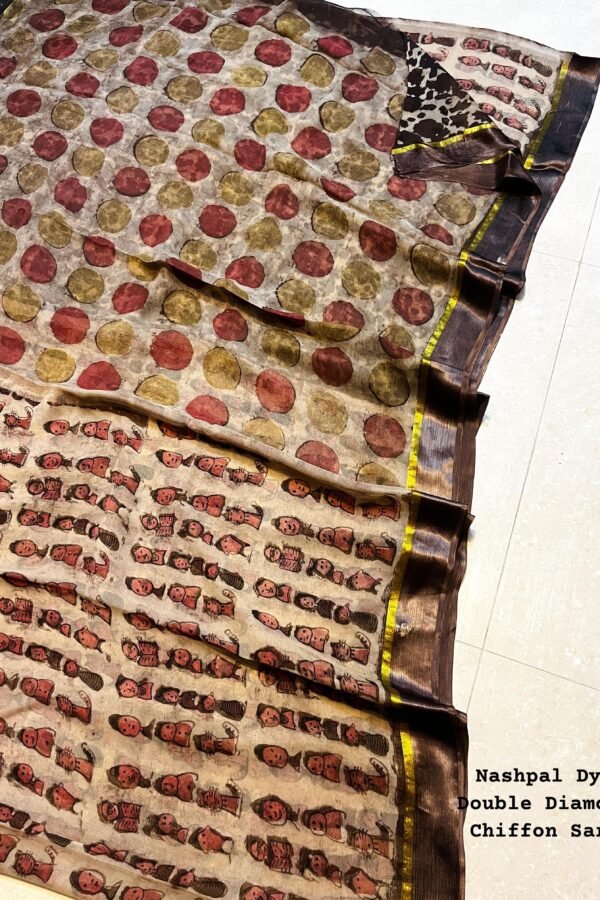 Vintage Hand Block Saree