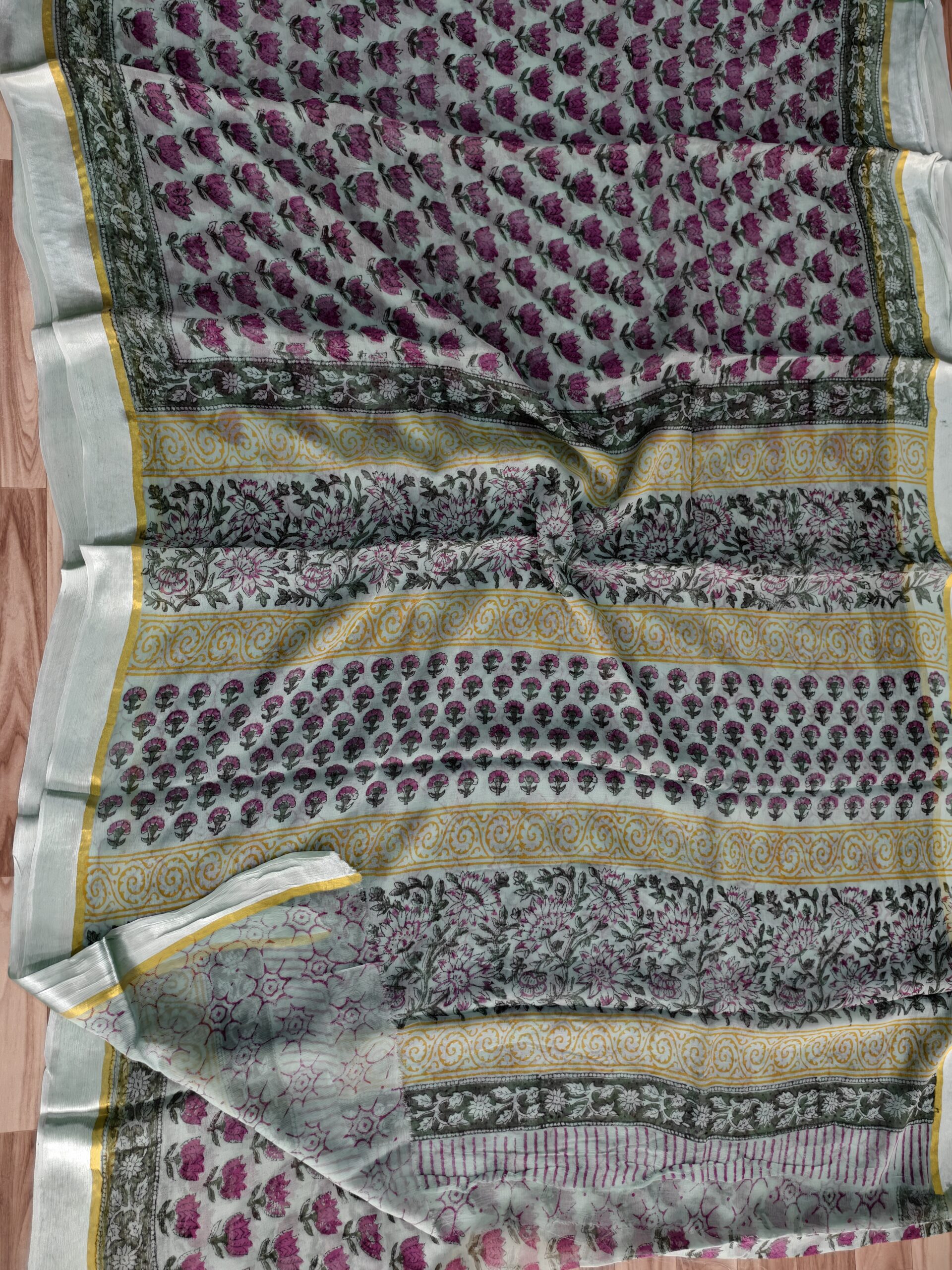Ethnic Artisan Print Saree