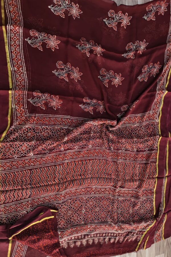 Timeless Bagru Crafted Saree