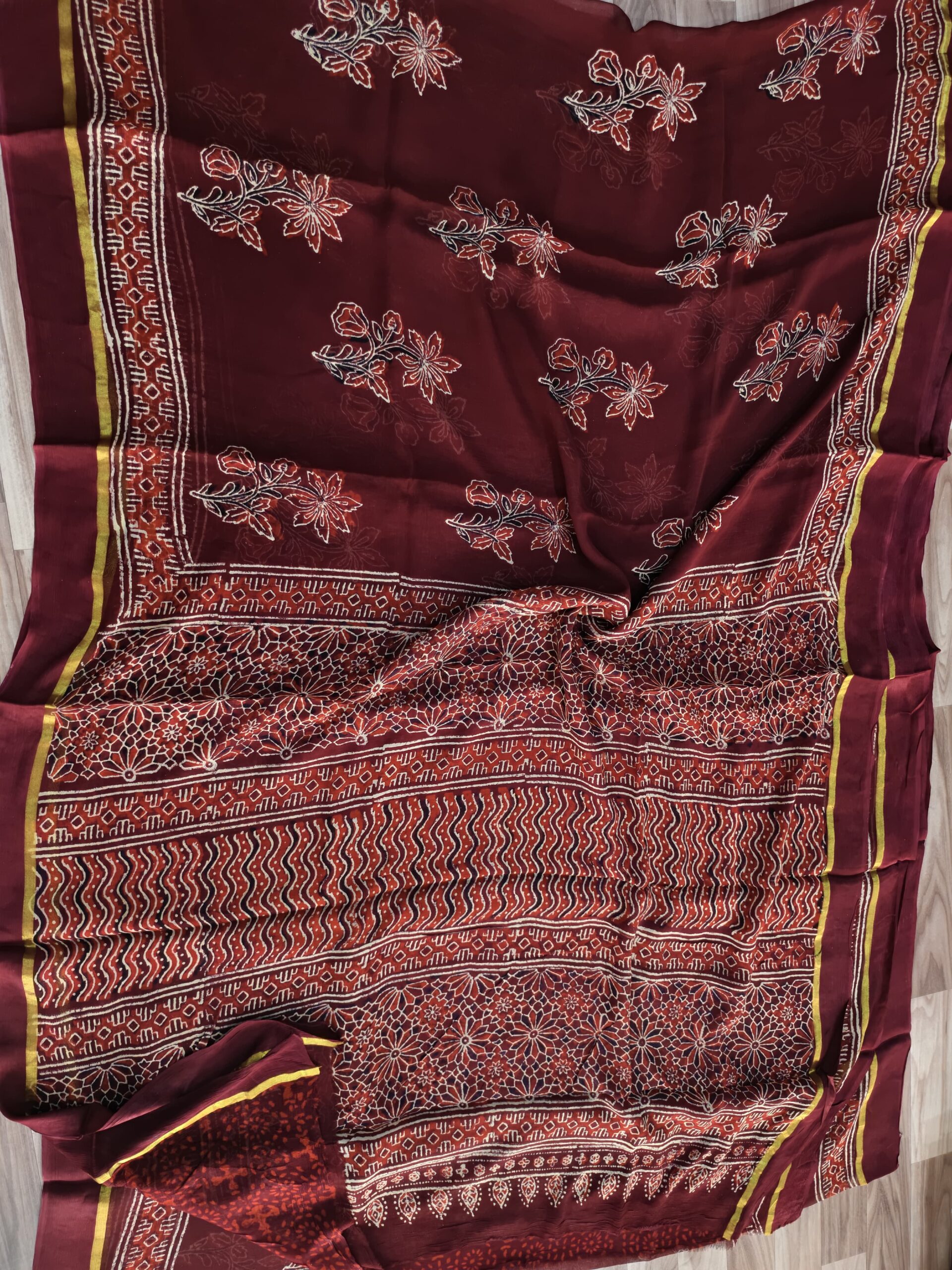 Timeless Bagru Crafted Saree