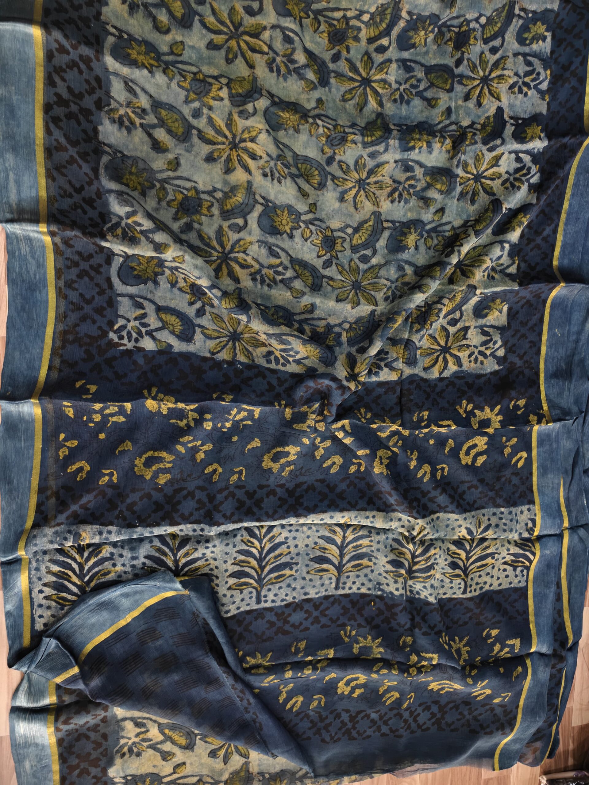 Royal Handcrafted Chiffon Saree