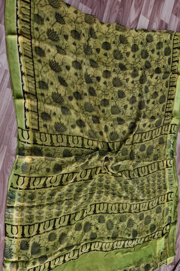 Artistic Hand Block Saree